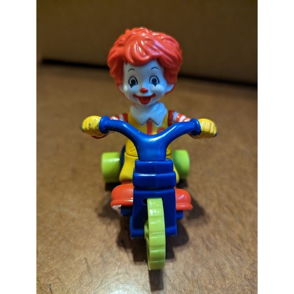 Baby Ronald McDonald Tricycle McDonald's Happy Meal Toy - Picture 4 of 4